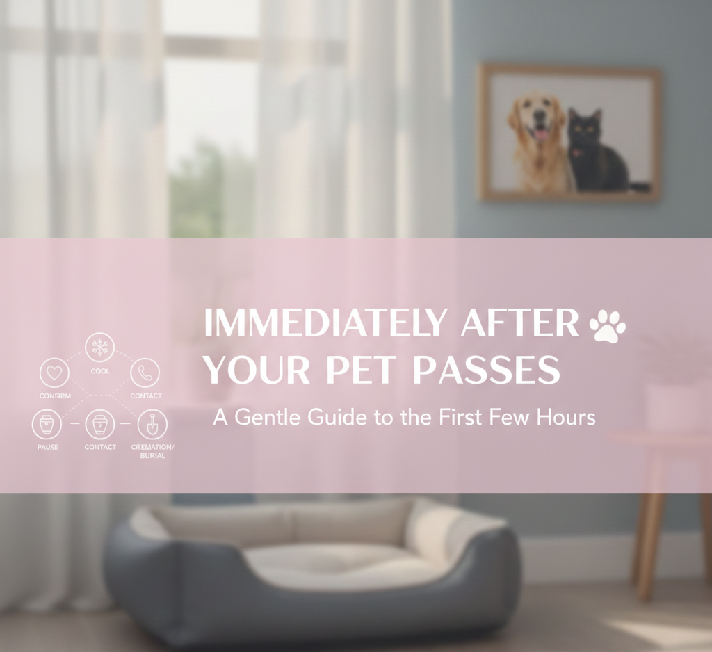 What to Do Immediately After a Pet Dies (Step-by-Step)